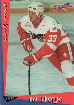 1997-98 Grandstand Toledo Storm (ECHL) #NNO Rob Thorpe Front
