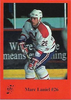 1993-94 Fredericton Canadiens (AHL) #NNO Marc Laniel Front
