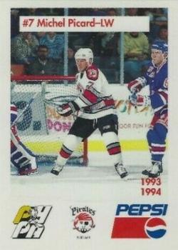 1993-94 Portland Pirates (AHL) #10 Michel Picard Front