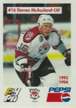 1993-94 Portland Pirates (AHL) #16 Darren McAusland Front
