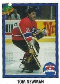 1993-94 RBI Sports Cards Greensboro Monarchs (ECHL) #9 Tom Newman Front