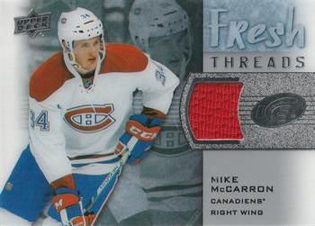 2015-16 Upper Deck Ice - Fresh Threads #FT-MM Mike McCarron Front