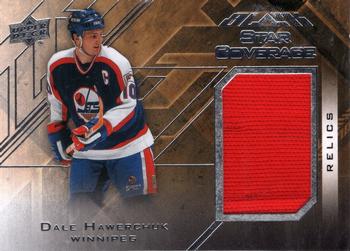 2015-16 Upper Deck Black - Star Coverage Relics #SCOV-DH Dale Hawerchuk Front