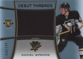 2015-16 Upper Deck Ultimate Collection - Debut Threads #DT-DS Daniel Sprong Front