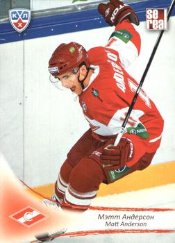 2013-14 Sereal (KHL) #SPR-008 Matt Anderson Front