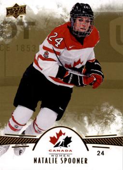 2016 Upper Deck Team Canada Juniors - Gold #11 Natalie Spooner Front