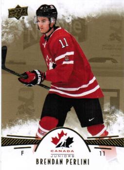 2016 Upper Deck Team Canada Juniors - Gold #43 Brendan Perlini Front