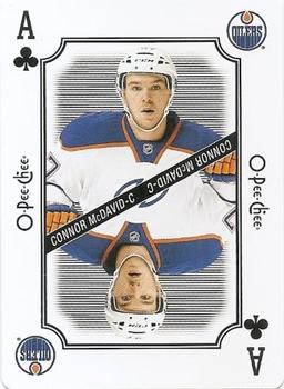 2016-17 O-Pee-Chee - Playing Cards #A♣ Connor McDavid Front