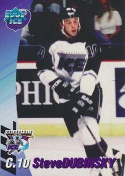 1995-96 Edge Ice Indianapolis Ice (IHL) #NNO Steve Dubinsky Front