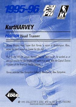 1995-96 Edge Ice Atlanta Knights (IHL) #NNO Kurt Harvey Back