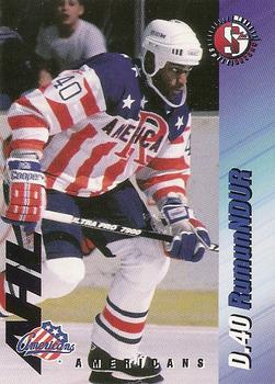 1995-96 SplitSecond Rochester Americans (AHL) #NNO Rumun Ndur Front