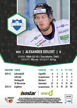 2013-14 HockeyAllsvenskan #HA-059 Alexander Deilert Back