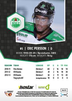 2013-14 HockeyAllsvenskan #HA-253 Eric Persson Back