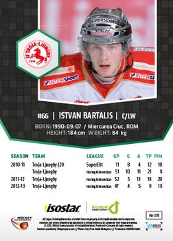 2013-14 HockeyAllsvenskan #HA-339 Istvan Bartalis Back