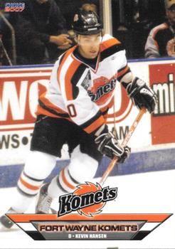 2006-07 Choice Fort Wayne Komets (UHL) #7 Kevin Hansen Front