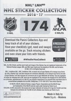 2016-17 Panini NHL Sticker Collection #174 Claude Giroux Back