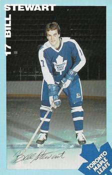1983-84 Toronto Maple Leafs Postcards #NNO Bill Stewart Front
