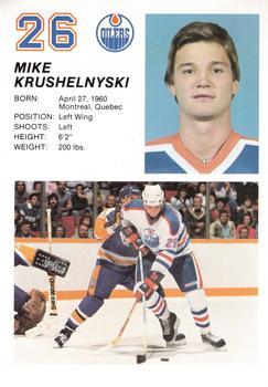1984-85 Edmonton Oilers #NNO Mike Krushelnyski Front