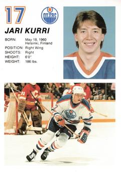 1984-85 Edmonton Oilers #NNO Jari Kurri Front