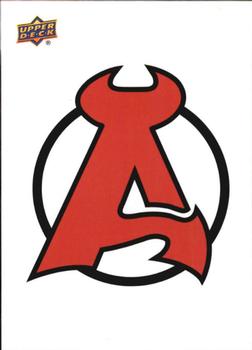 2014-15 Upper Deck AHL - Logo Stickers #2 Albany Devils Front