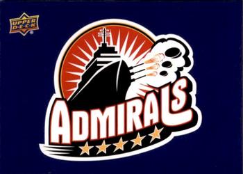 2014-15 Upper Deck AHL - Logo Stickers #46 Norfolk Admirals Front