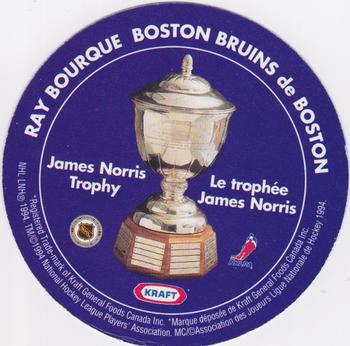 1994-95 Kraft - Award Winner Discs #NNO Ray Bourque Back