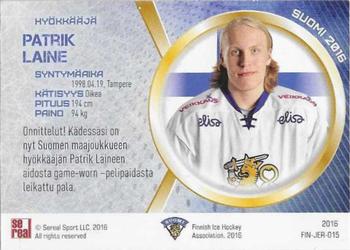 2016 Sereal Team Finland - Jerseys #FIN-JER-015 Patrik Laine Back