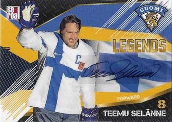 2016 Sereal Team Finland - Legends Autographs #FIN-LGD-A04 Teemu Selänne Front