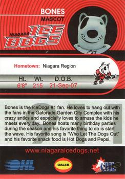 2008-09 Niagara IceDogs (OHL) #24 Bones Back