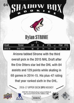 2016-17 SPx #64 Dylan Strome Back