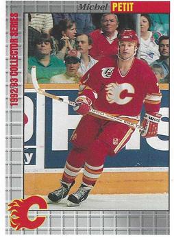 1992-93 IGA Calgary Flames #013 Michel Petit Front