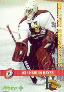 1995-96 Halifax Mooseheads (QMJHL) #1 Harlin Hayes Front