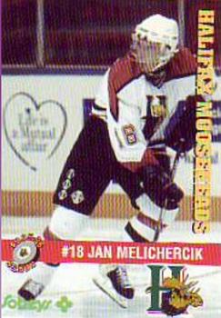 1995-96 Halifax Mooseheads (QMJHL) #20 Jan Melichercik Front