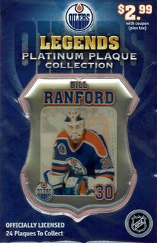 2007 Edmonton Oilers Legends Platinum Plaque Collection #NNO Bill Ranford Front
