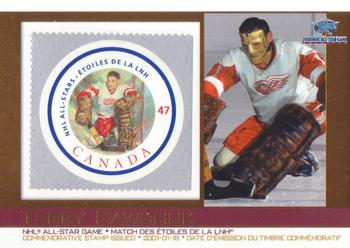 2003 Pacific Canada Post NHL All-Stars #8 Terry Sawchuk Front