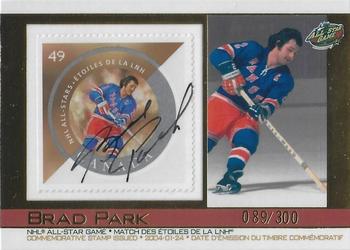 2004 Pacific Canada Post NHL All-Stars - Autographs #28 Brad Park Front
