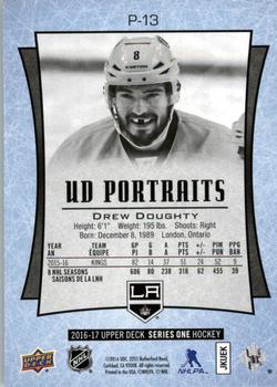 2016-17 Upper Deck - UD Portraits #P-13 Drew Doughty Back