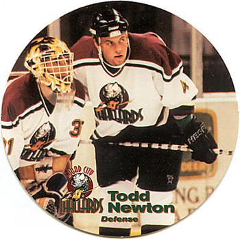 1996-97 Quad-City Mallards (CoHL) #1 Todd Newton Front