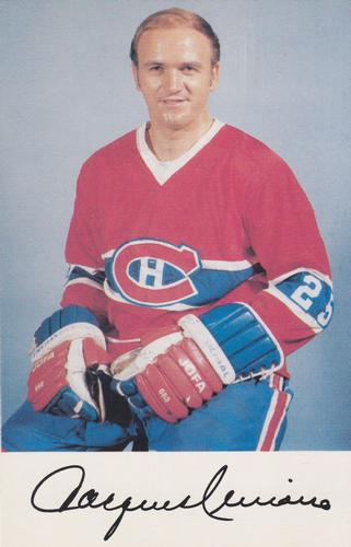 1976-77 Montreal Canadiens Postcards #NNO Jacques Lemaire Front