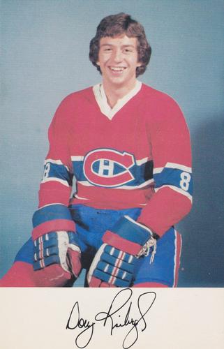 1976-77 Montreal Canadiens Postcards #NNO Doug Risebrough Front