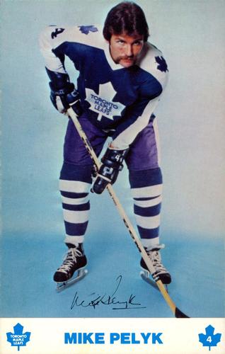 1976-77 Toronto Maple Leafs Postcards #NNO Mike Pelyk Front
