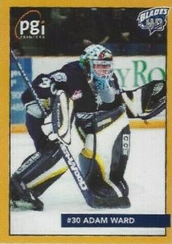 2003-04 Saskatoon Blades (WHL) #NNO Adam Ward Front
