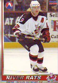 2001-02 Choice Albany River Rats (AHL) #12 Richard Rochefort Front