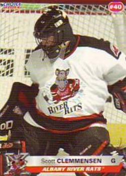 2002-03 Choice Albany River Rats (AHL) #22 Scott Clemmensen Front