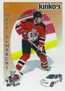 2003-04 Kinko's Albany River Rats (AHL) #NNO Matt DeMarchi Front
