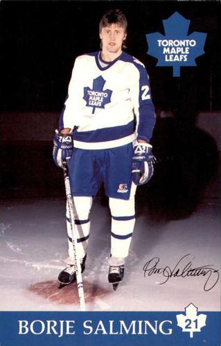 1982-83 Toronto Maple Leafs Postcards #NNO Borje Salming Front