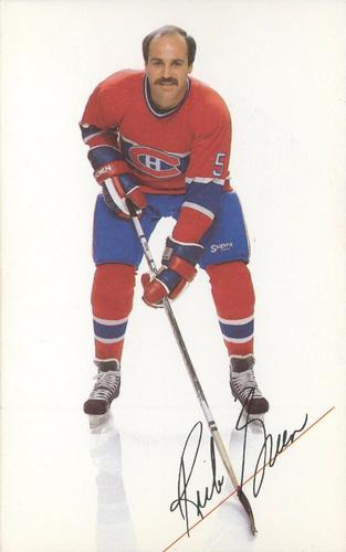 1985-86 Montreal Canadiens Postcards #NNO Rick Green Front