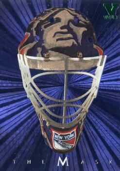 2015-16 In The Game Final Vault - 2001-02 Between The Pipes -The Mask  (Green Vault Stamp) #NNO Mike Richter Front