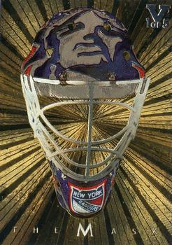 2015-16 In The Game Final Vault - 2001-02 Between The Pipes -The Mask Gold  (Silver Vault Stamp) #NNO Mike Richter Front