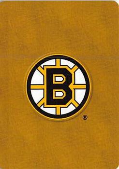 2005 Hockey Legends Boston Bruins Playing Cards #K♠ Gerry Cheevers Back